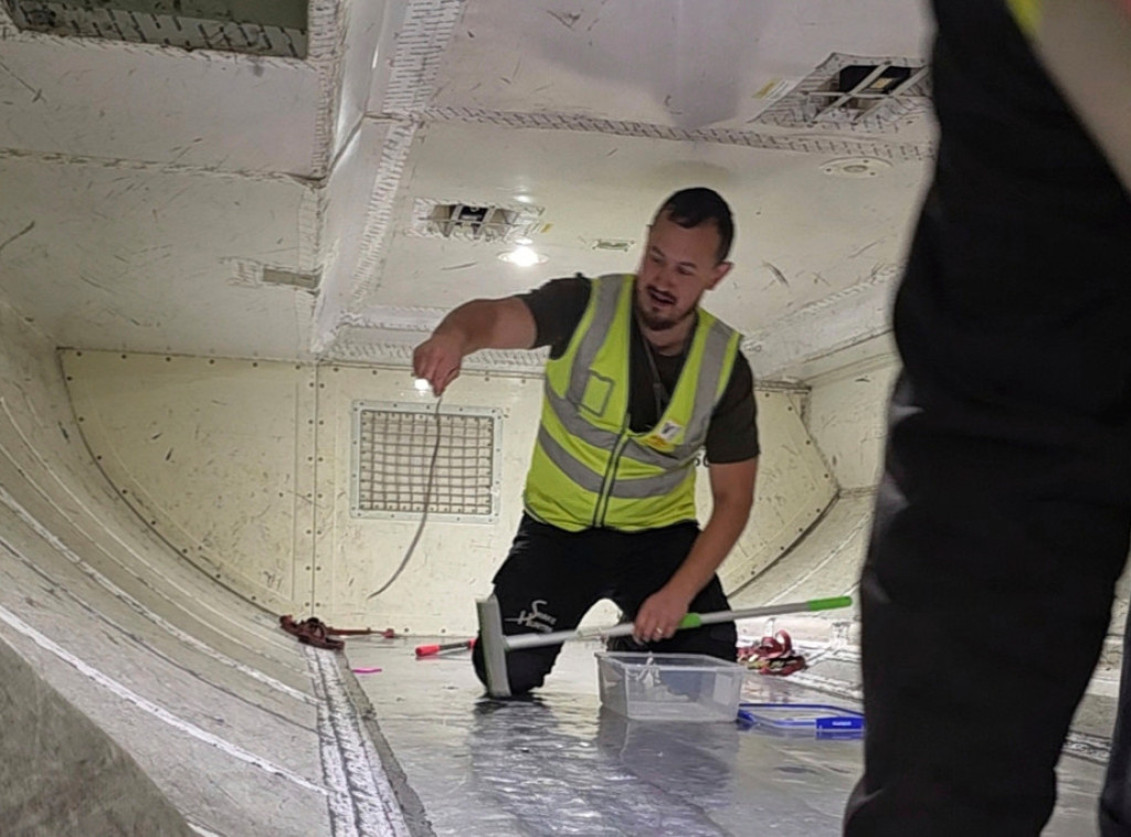 Zmija u avionu odložila let u Australiji