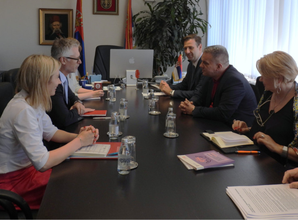 Ministar Stanković razgovarao sa ambasadorom Austrije o intenziviranju saradnje u oblasti obrazovanja