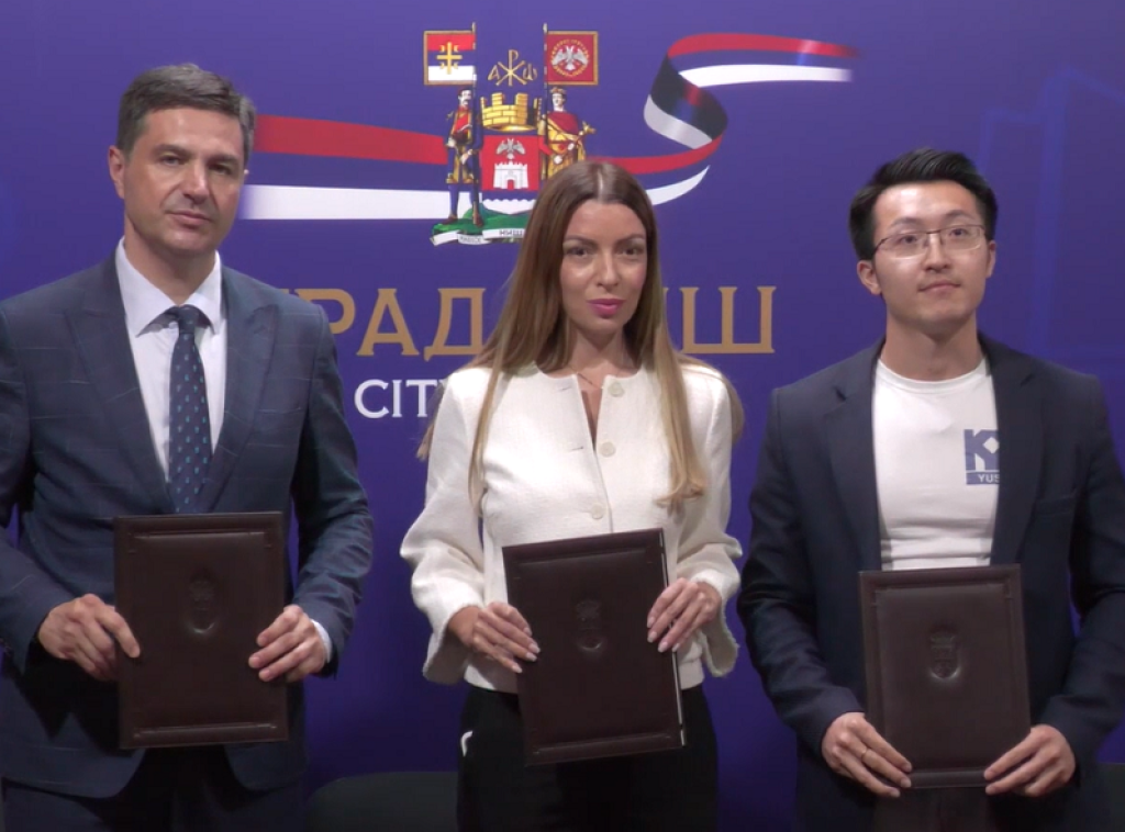 Adrijana Mesarović i Dragoslav Pavlović potpisali memorandum o izgradnji fabrike kompanije YUSEI u Nišu