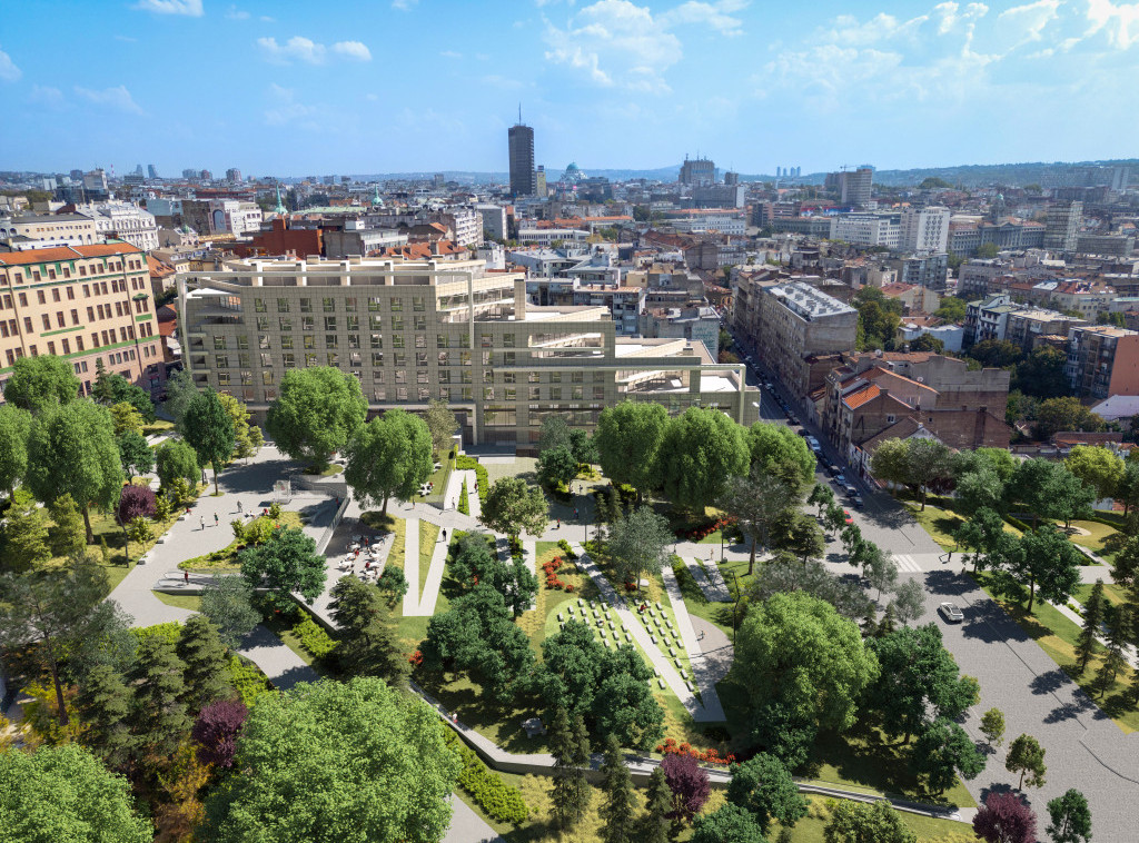 Terazijska terasa dobija zelenilo, park od Prizenske do Karađorđeve ulice