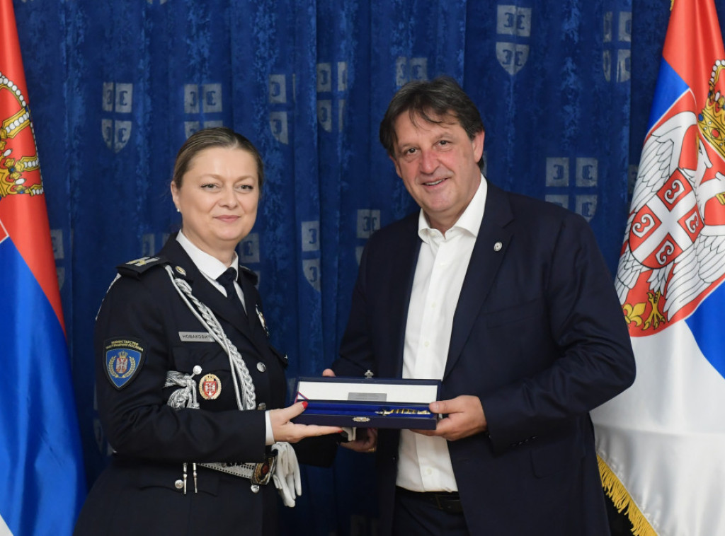 Prijem polaznika 14. klase Visokih studija bezbednosti i odbrane kod ministra odbrane