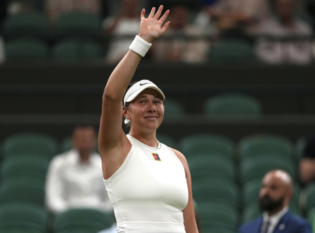 Američka teniserka Amanda Anisimova prošla u četvrtfinale Vimbldona