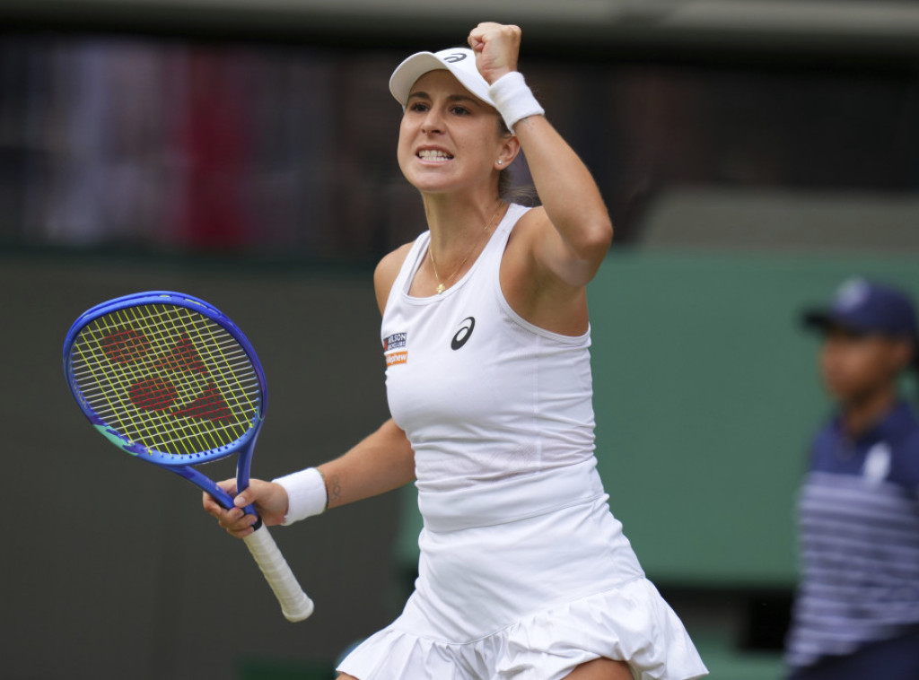 Švajcarska teniserka Belinda Benčić u četvrtfinalu Vimbldona
