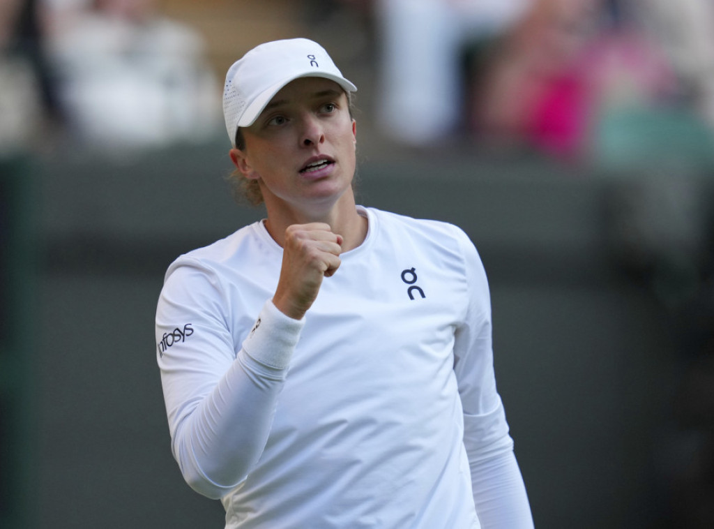 Iga Švjontek ubedljiva za plasman u četvrtfinale Vimbldona