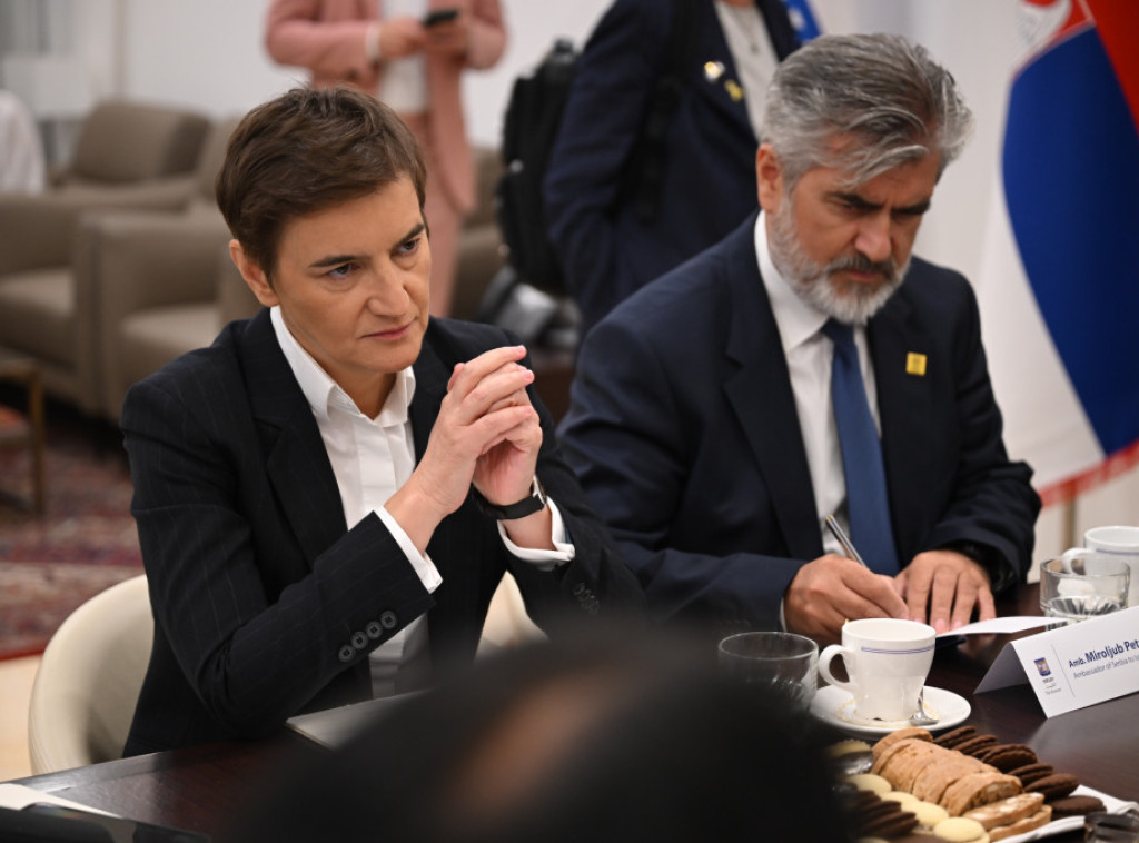 Brnabic holds series of meetings in Israel's Knesset