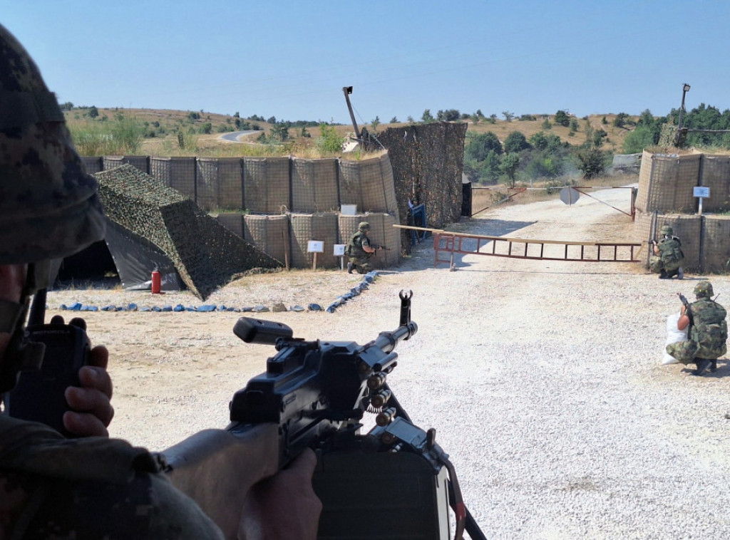 U Bujanovcu u toku obuka voda za zaštitu snaga Vojske Srbije koji će biti upućen u Liban