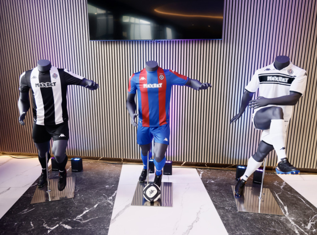 FK Partizan predstavio nove dresove za predstojeću sezonu