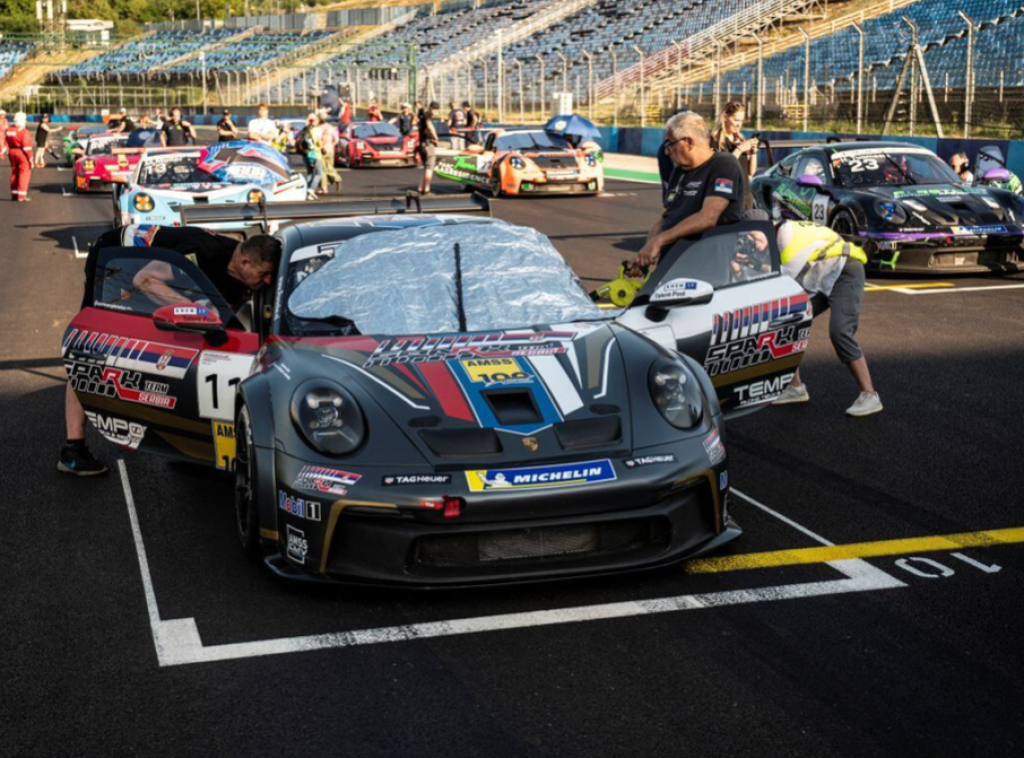 Srpski automobilista Nikola Miljković na "Hungaroringu" u gornjoj polovini plasmana