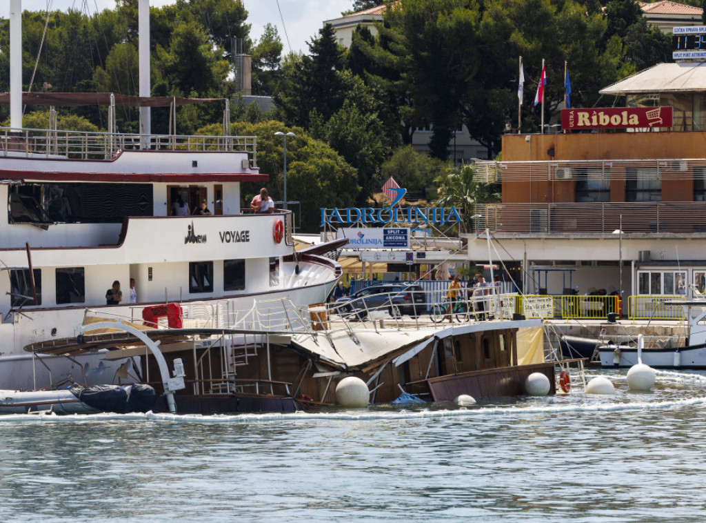 U nevremenu u Splitu dve osobe teško povređene