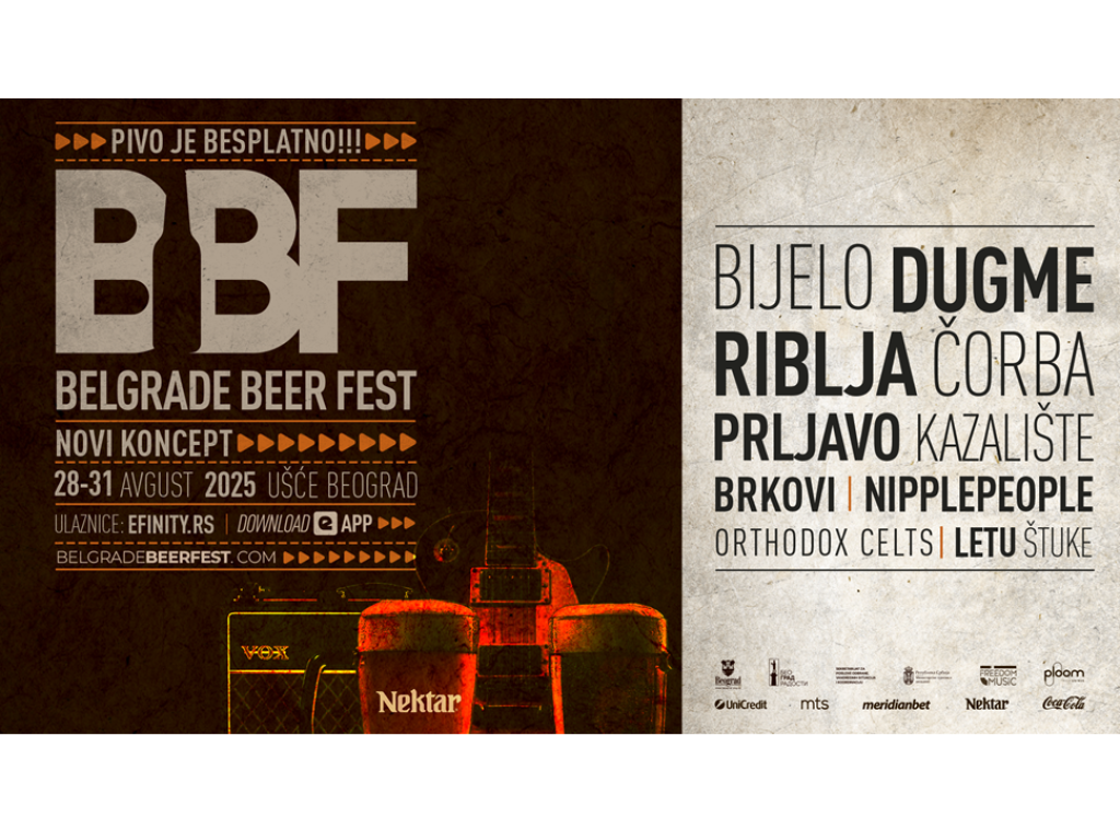 Muzički festival "Belgrade beer fest" biće održan od 28. do 31. avgusta