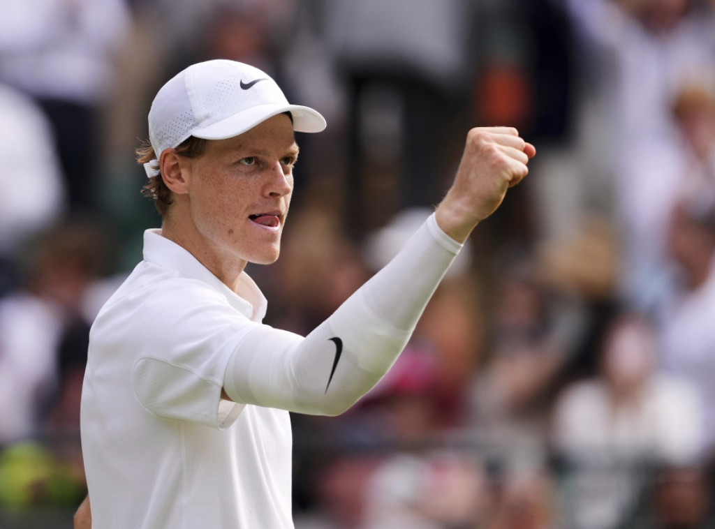 Italijanski teniser Janik Siner plasirao se u polufinale Vimbldona