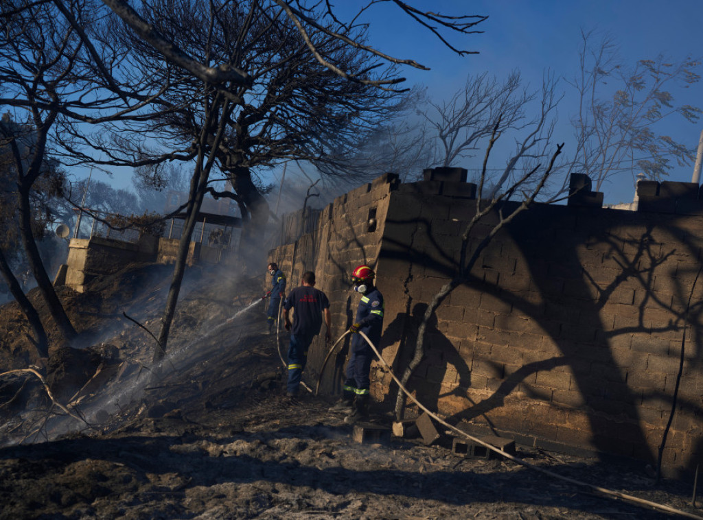 Prototema: Požar na Tasosu je u fazi jenjavanja