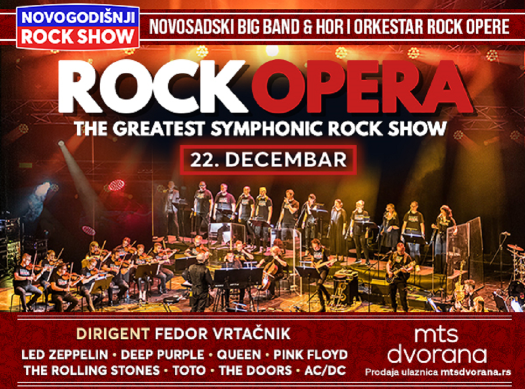 Rok opera ponovo 22. decembra u MTS dvorani
