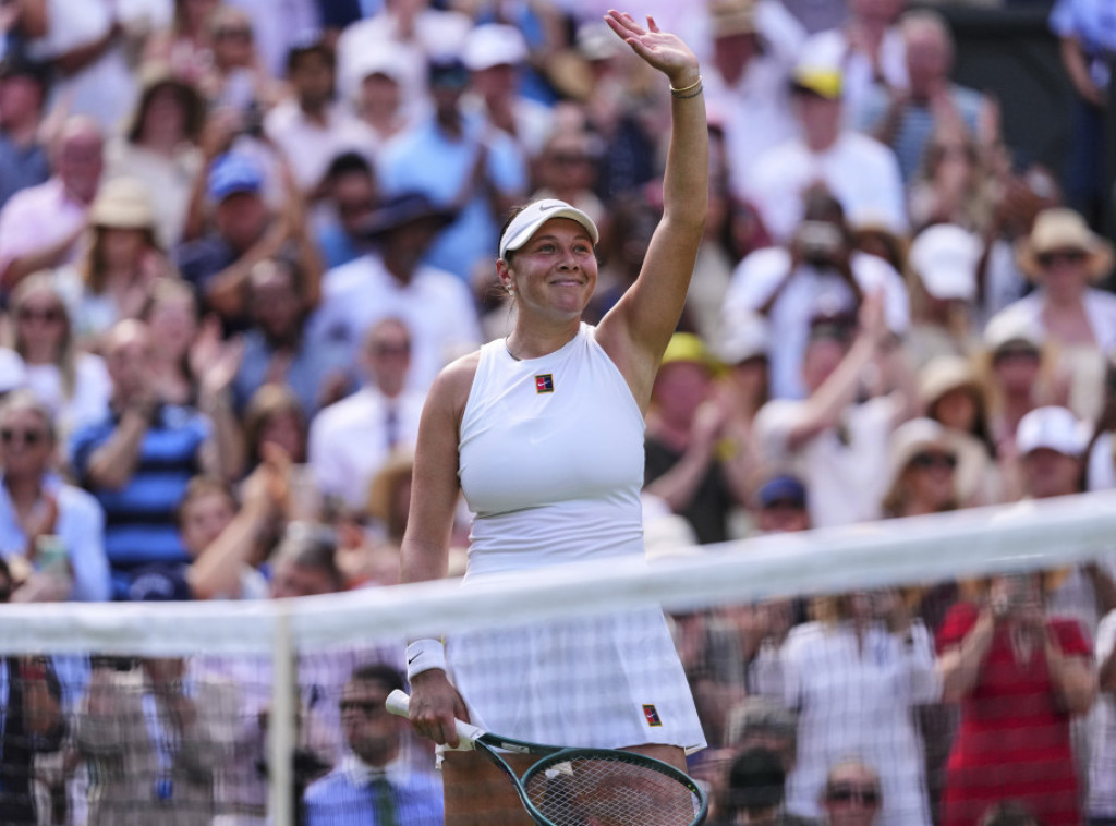Američka teniserka Amanda Anisimova plasirala se u finale Vimbldona
