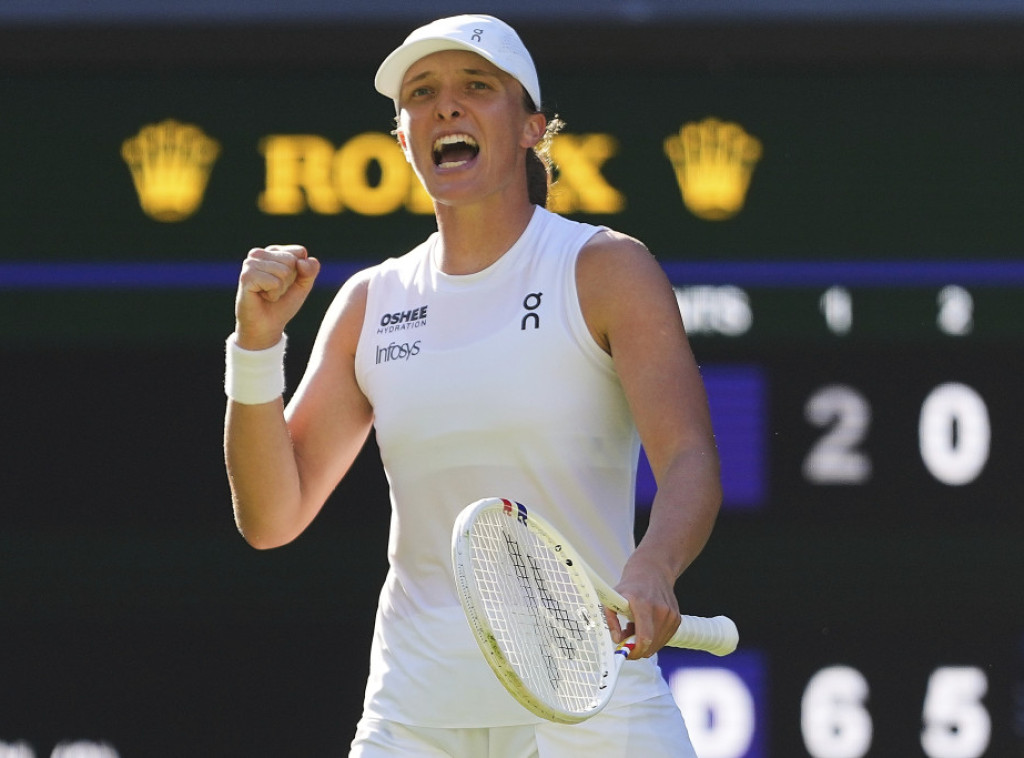 Poljska teniserka Iga Švjontek druga finalistkinja Vimbldona