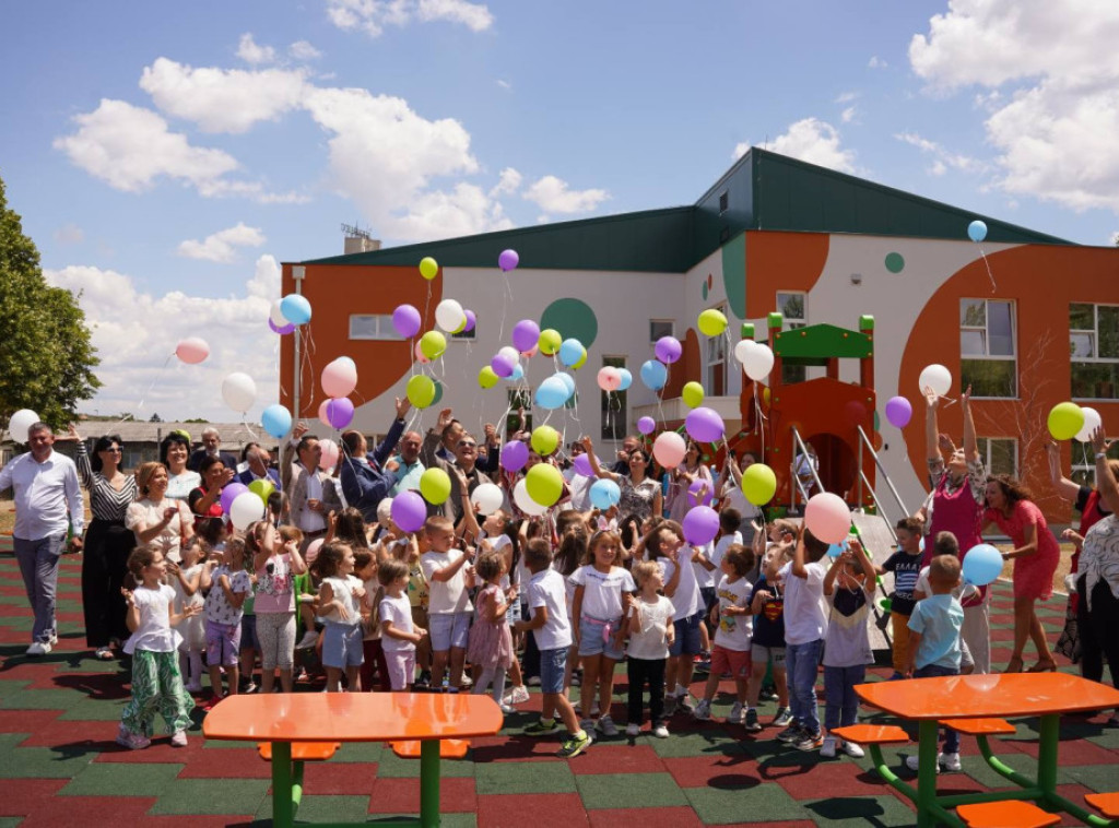 Otvoren novi vrtić u Aleksandrovcu, obezbeđeno 180 mesta za mališane