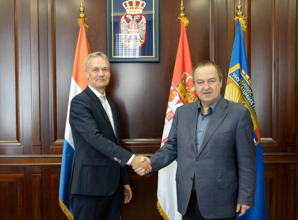 Dačić razgovarao sa ambasadorom Holandije o saradnji u oblasti unutrašnjih poslova