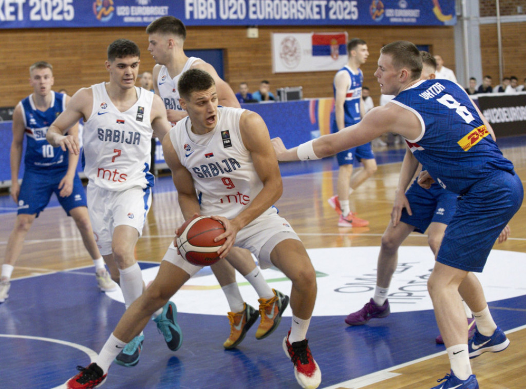 Mladi košarkaši Srbije pobedili Island na Evropskom prvenstvu za igrače do 20 godina