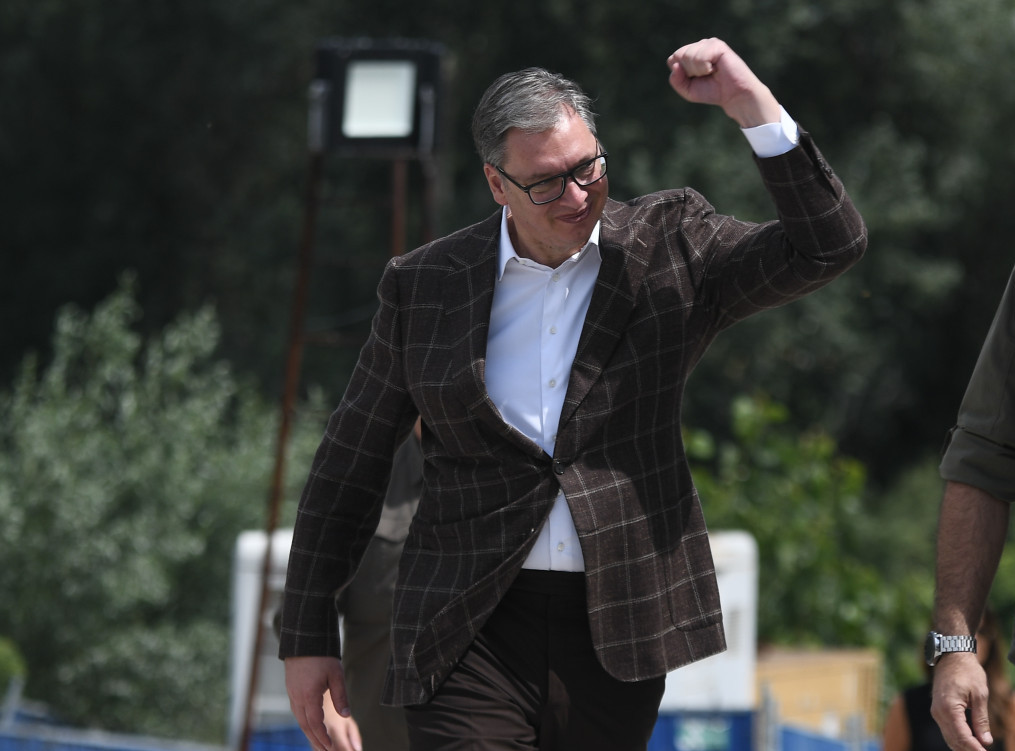 Vučić: Ponosan sam na Srbiju koja se gradi i radi
