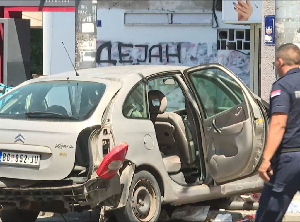 Uhapšen vozač osumnjičen da je izazvao sudar u centru Beograda