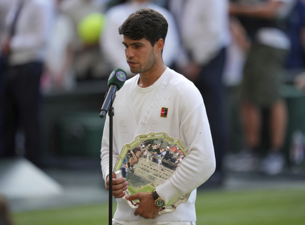 Alkaraz: Teško je kad se izgubi, Siner je zasluženo osvojio trofej