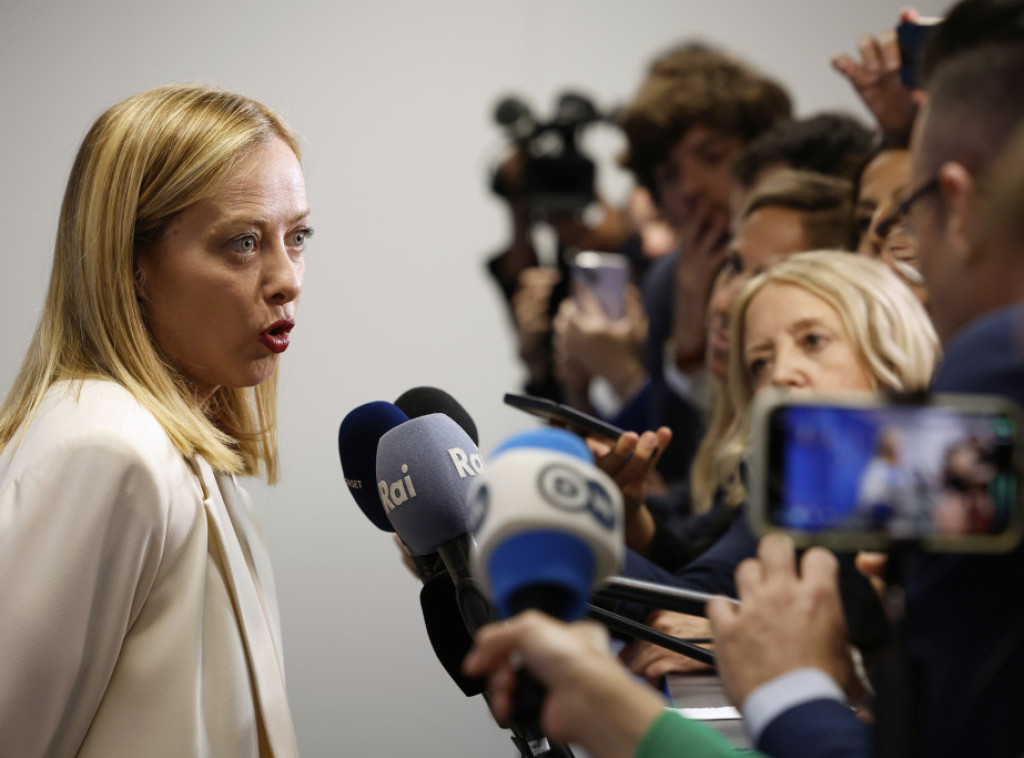 Đorđa Meloni upozorila na pretnju trgovinskim ratom unutar Zapada