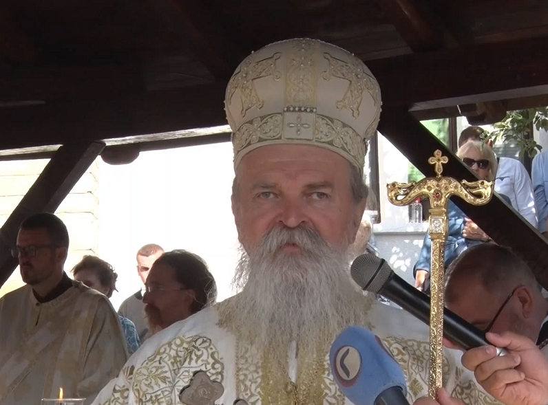 Mitropolit Teodosije sa izvestiocem Evropskog parlamenta Rihom Terasom o teškom položaju SPC i Srba u AP KiM