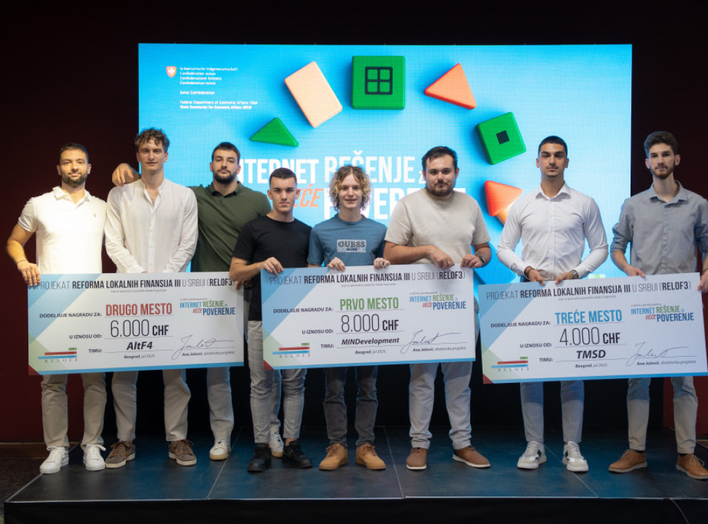 Proglašeni pobednici takmičenja mladih "Internet rešenje za veće poverenje"