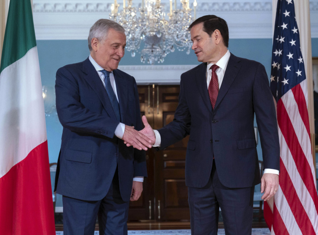 Tajani: Pozitivan razgovor sa Rubiom o Bliskom istoku, Ukrajini i carinama