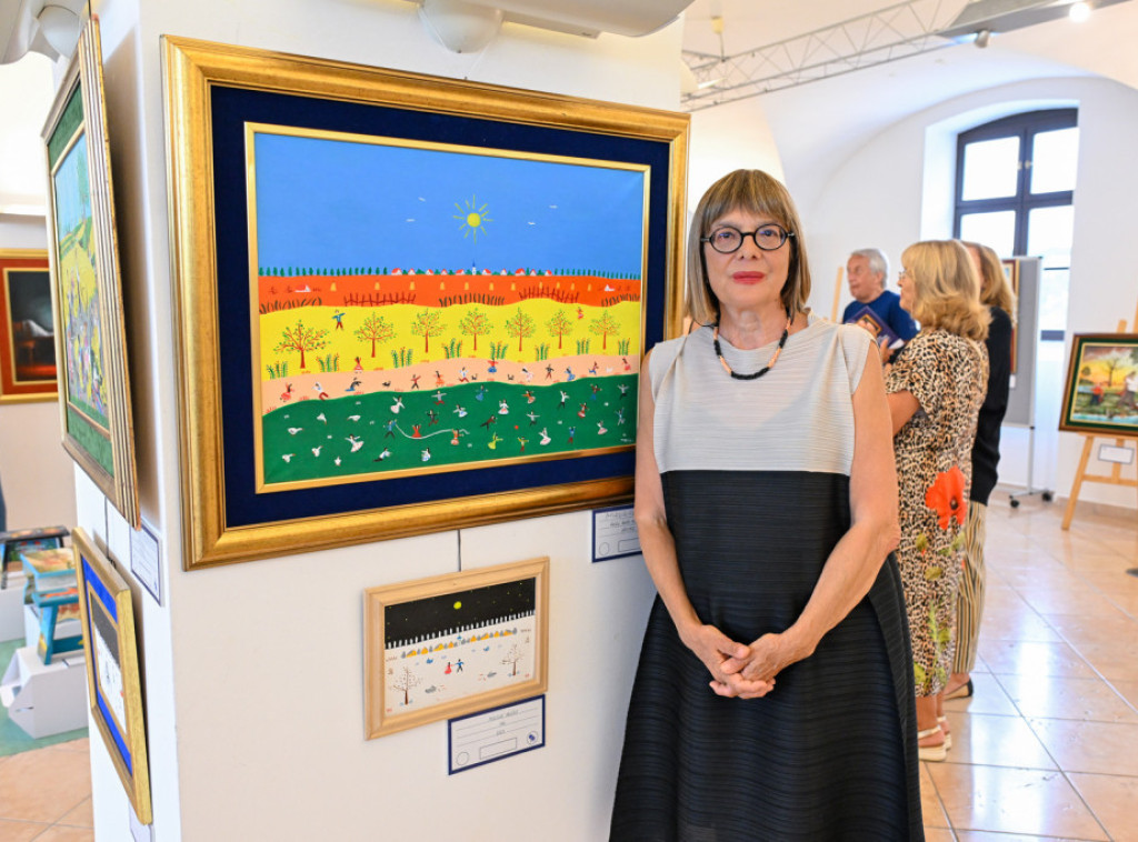 Maja Gojković otvorila izložbu o naivnom slikarstvu Kovačice u Bratislavi