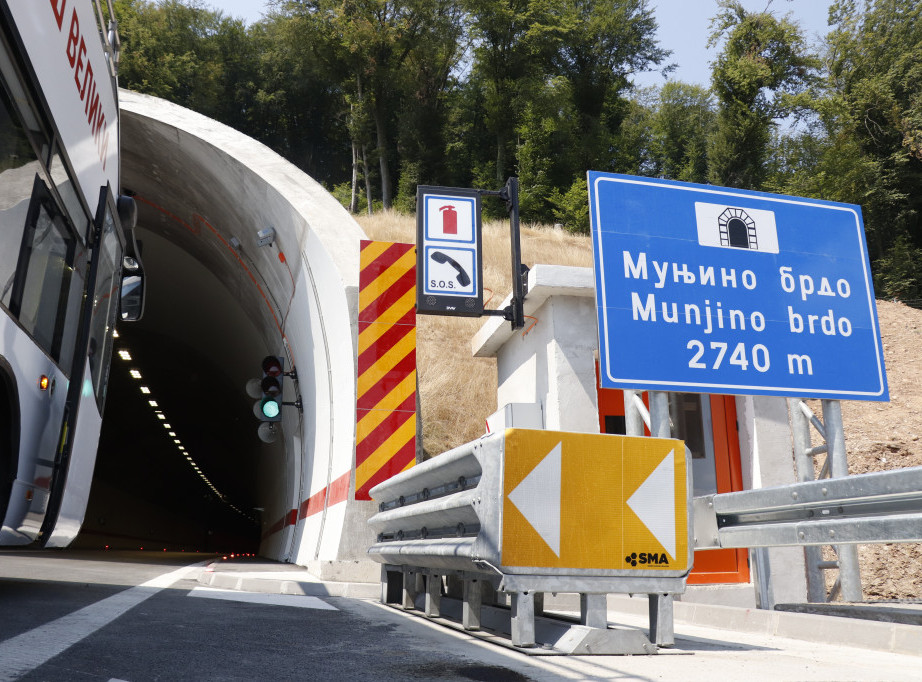 Otklonjena opasnost u tunelu Munjino brdo, saobraćaj u dvosmernom režimu u desnoj cevi