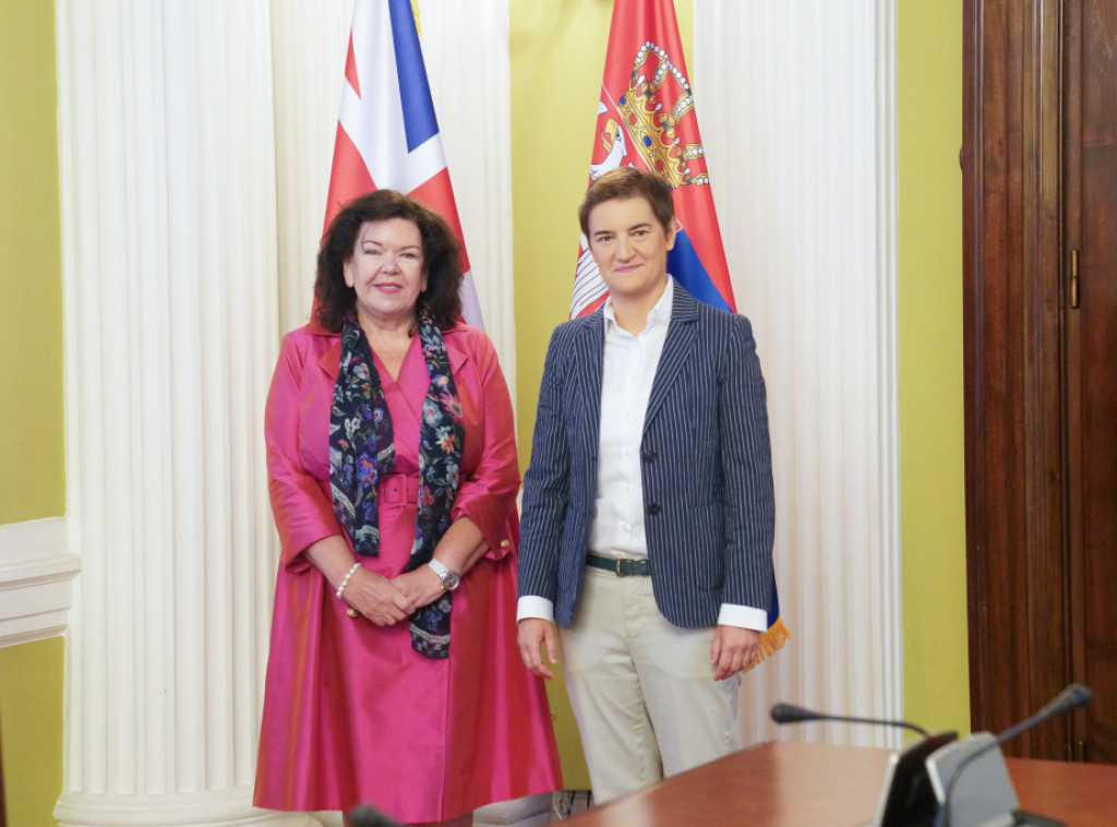Brnabić sa specijalnom izaslanicom UK Karen Pirs razgovarala o evropskim integracijama