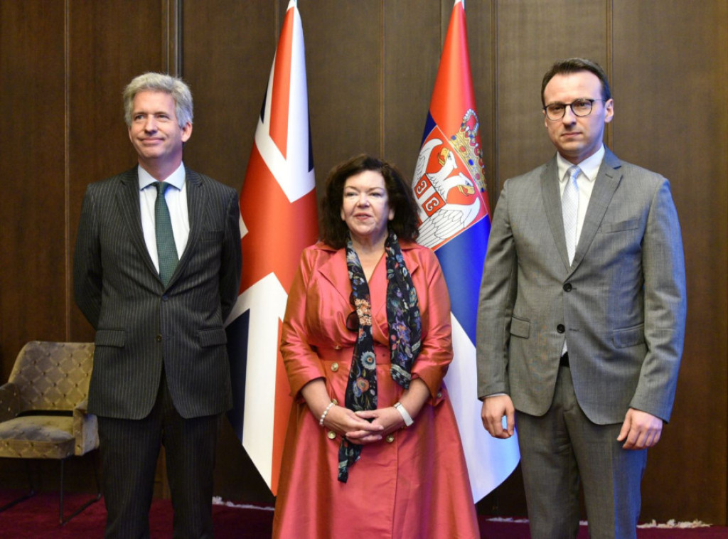 Petkovic, UK's Pierce discuss situation in Kosovo-Metohija
