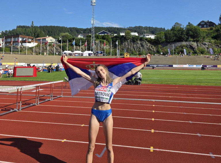 Aleksandrija Mitrović osvojila bronzanu medalju u troskoku na EP za mlađe seniorke