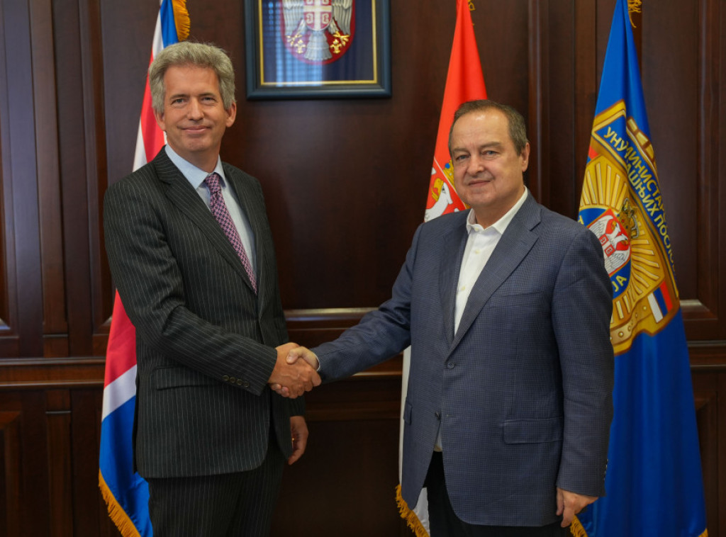 Dačić razgovarao sa Fergusonom o saradnji dve zemlje u oblasti bezbednosti i unutrašnjih poslova