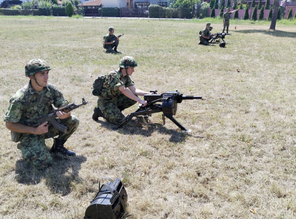 U Požarevcu specijalistička obuka vojnika na služenju vojnog roka generacije "jun 2025"