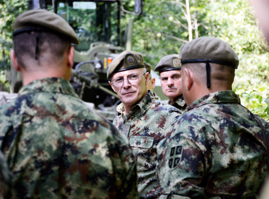 Načelnik Generalštaba Vojske Srbije Mojsilović obišao jedinice Kopnene vojske