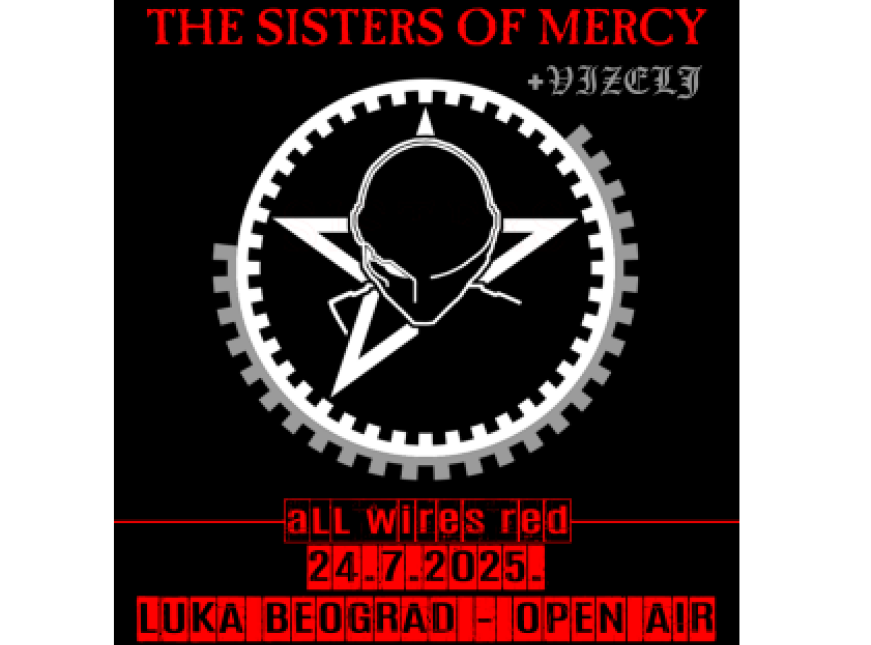 Sastav "Sisters of Mercy" sutra nastupa u Luci Beograd