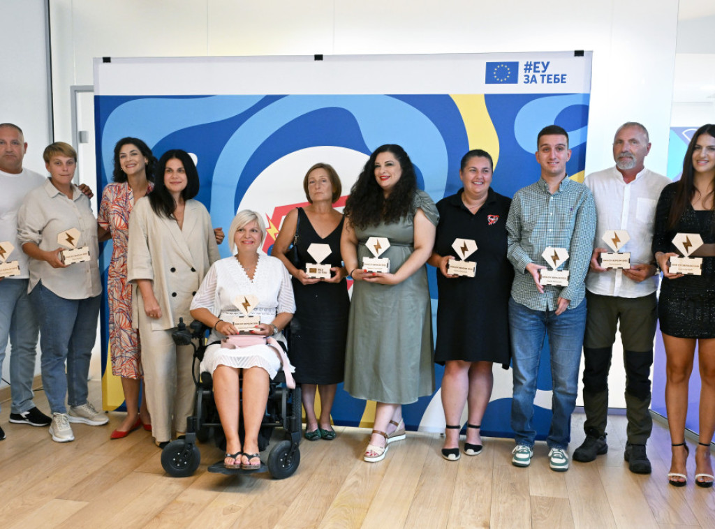 Uručena priznanja EU "Oni su heroji" onima koji nesebično promovišu čovekoljublje