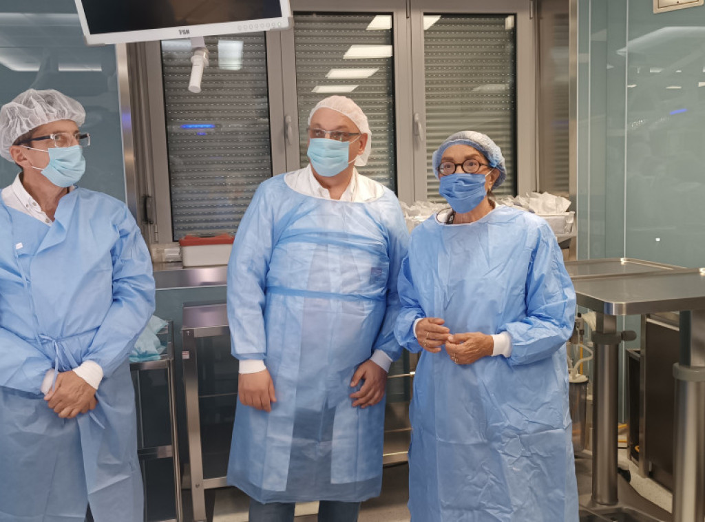 Maja Gojković: 200 miliona dinara uloženo u novu salu na Institutu za kardiovaskularne bolesti