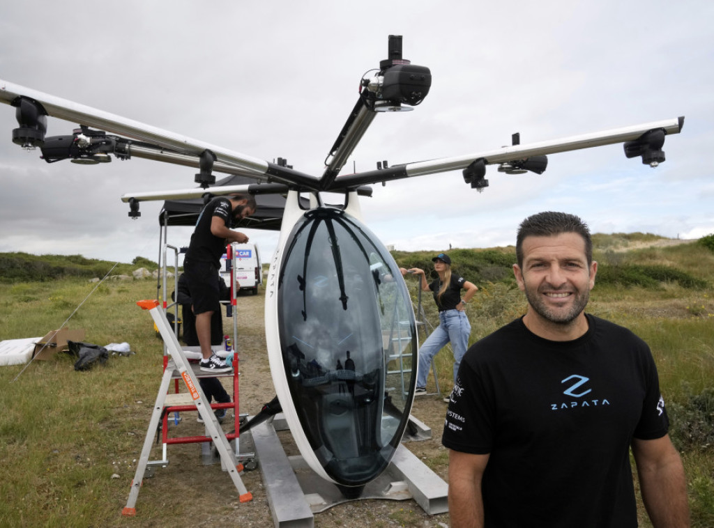 Izumitelj er skutera Frenki Zapata pokušaće da pređe Lamanš bez zaustavljanja