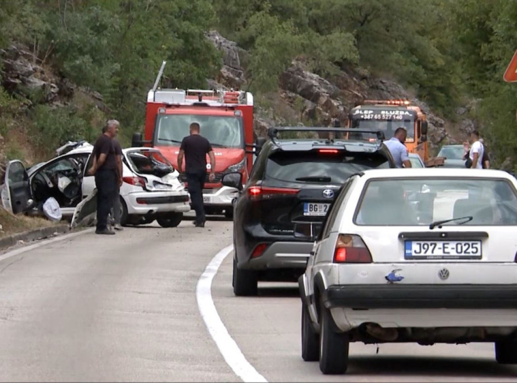 Dve devojke iz Srbije poginule u sudaru na putu Bileća-Trebinje