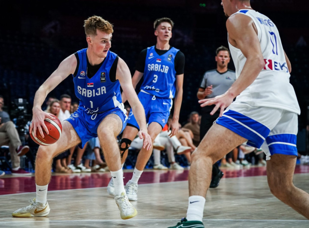 Mladi košarkaši Srbije ubedljivo savladali Grčku na startu EP u Beogradu