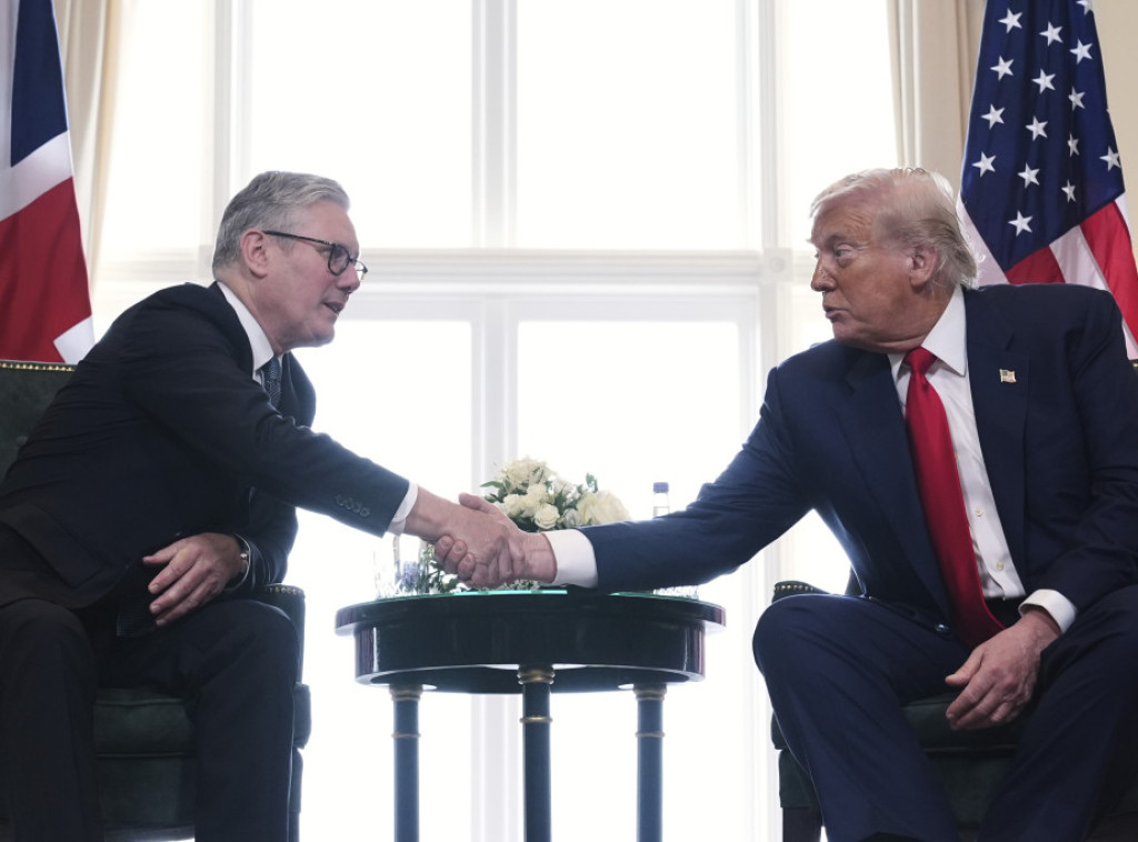 Tramp i Starmer zagovaraju veću američku pomoć za Gazu tokom posete Škotskoj