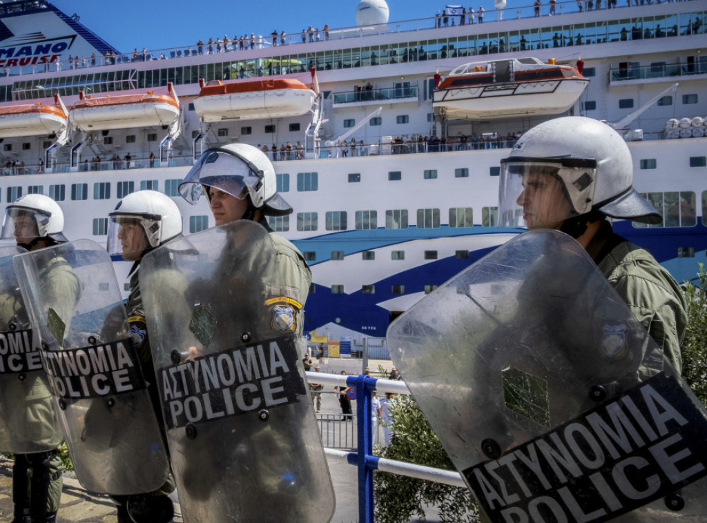 Četiri osobe uhapšene na protestima zbog dolaska izraelskog kruzera na Krit