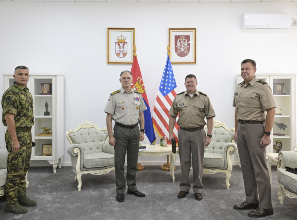 Mojsilovic, US Armed Forces delegation discuss situation in region