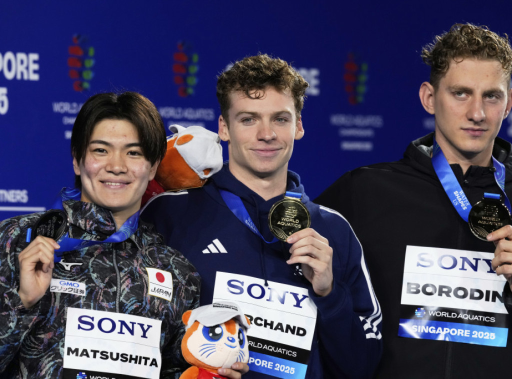 Francuski plivač Leon Maršan osvojio zlato u trci na 400 metara mešovito na Svetskom prvenstvu