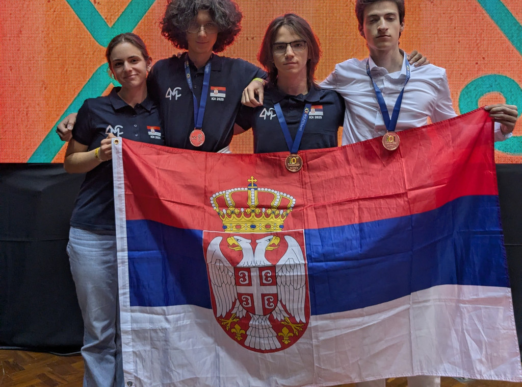Srebro i dve bronze za Srbiju na Olimpijadi iz informatike za srednjoškolce