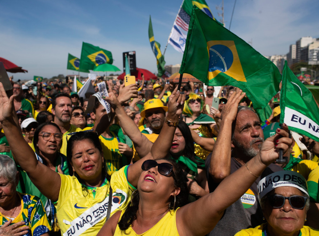 Pristalice Bolsonara protestovale u više brazilskih gradova tražeći amnestiju
