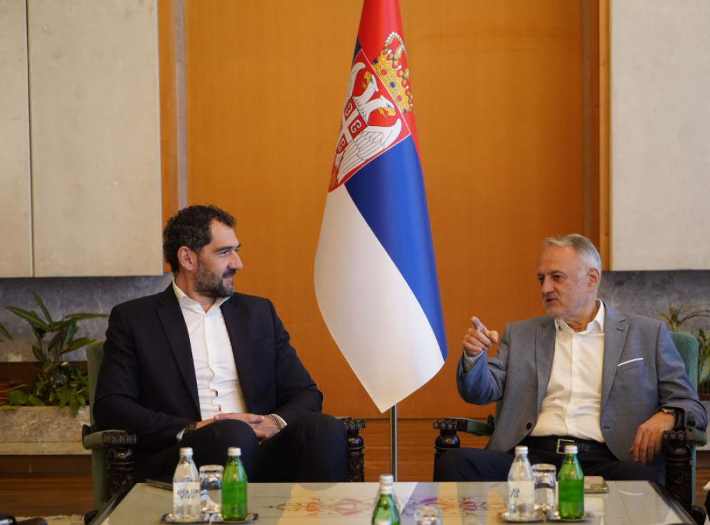 Ministar sporta Zoran Gajić ugostio predsednika FIBA Evrope i čelnike KSS